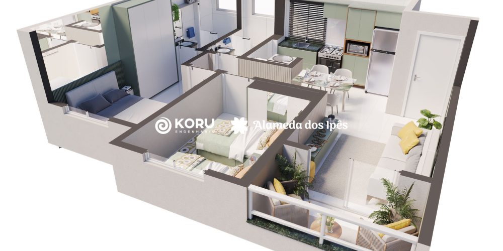 22 ALAMEDA DOS IPÊS_PLANTA 3D_APTO. TIPO