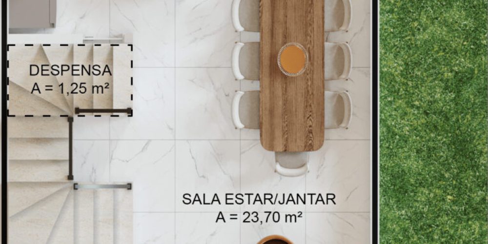 Planta lazer privativo